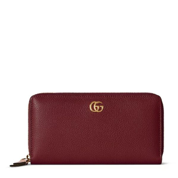 GUCCI Bi-color GG Marmont zip around wallet 456117 #2