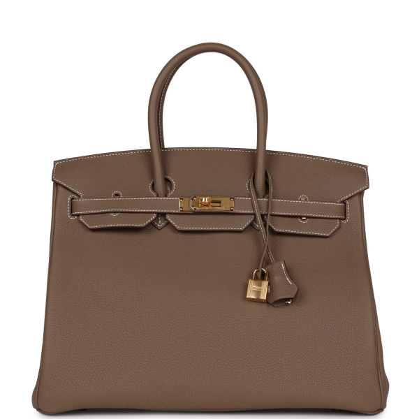 Hermès Birkin 35 Etoupe Togo Gold Hardware