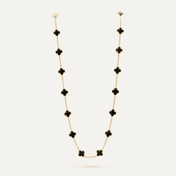 Van Cleef & Arpels Vintage Alhambra long necklace, 20 motifs 3