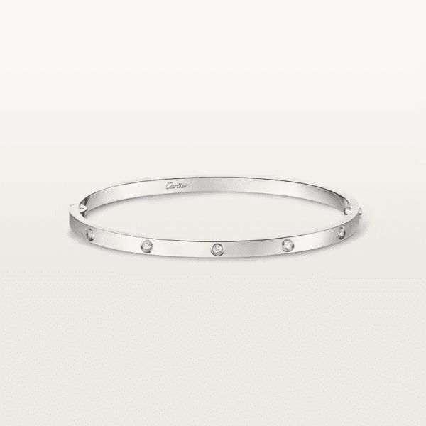 Cartier LOVE bracelet, small model, 10 diamonds