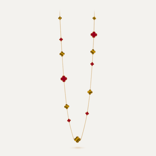 Van Cleef & Arpels Magic Alhambra long necklace, 16 motifs 2